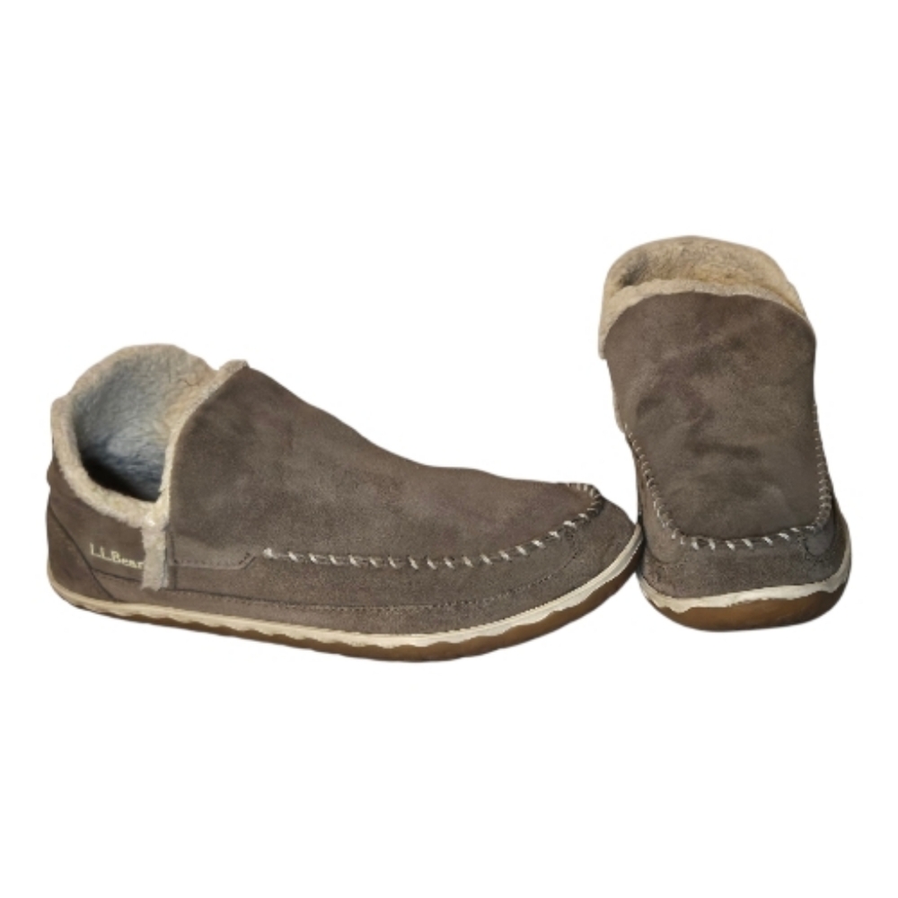 LL Bean Mountain Slippers Ankle Boot Mocs Shoe Suede Women's 10 M